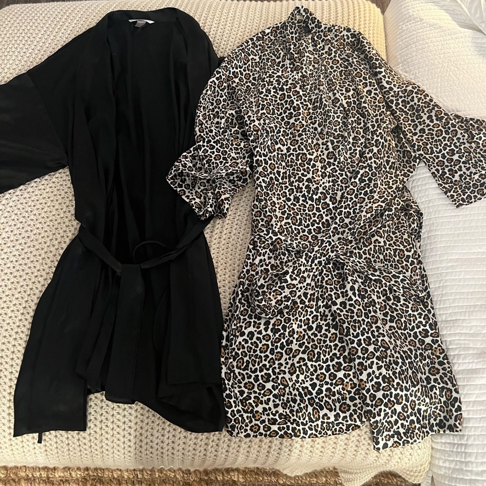 Set of 2 Victorias Secret Satin Robes